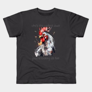 Coolest Rooster Kids T-Shirt